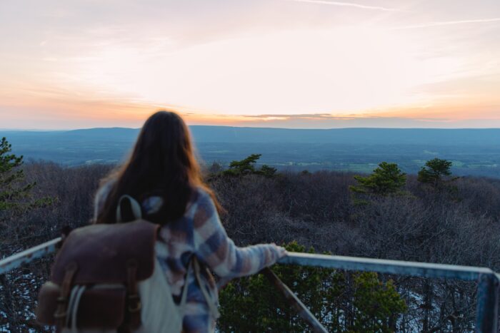 Beacon Trail Overlook, winter, Berkeley County