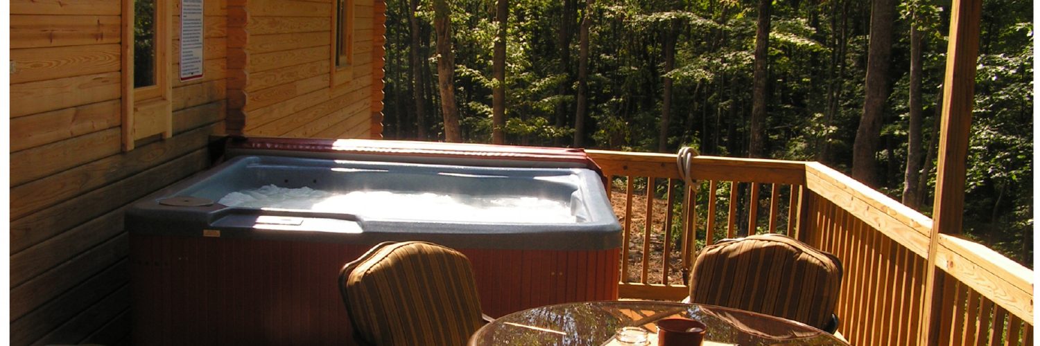 Hot Tubs At Hemlock Haven Cabins Almost Heaven West Virginia Hot Tubs At Hemlock Haven Cabins Image