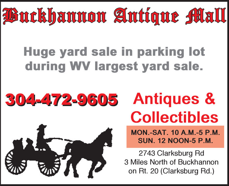 Buckhannon Antique Mall Almost Heaven West Virginia