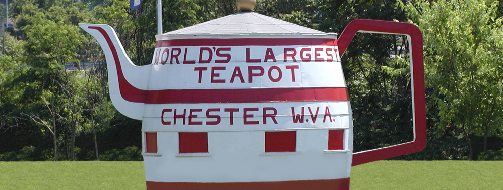 The world's largest teapot in WV
