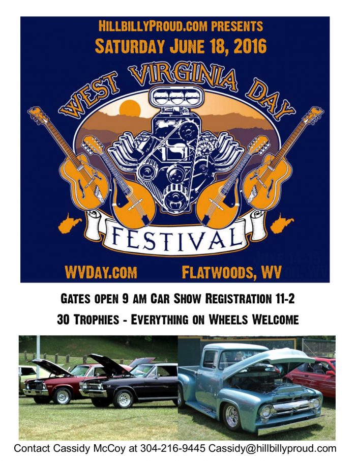 WV Day Festival June 18 at Holly Gray Park