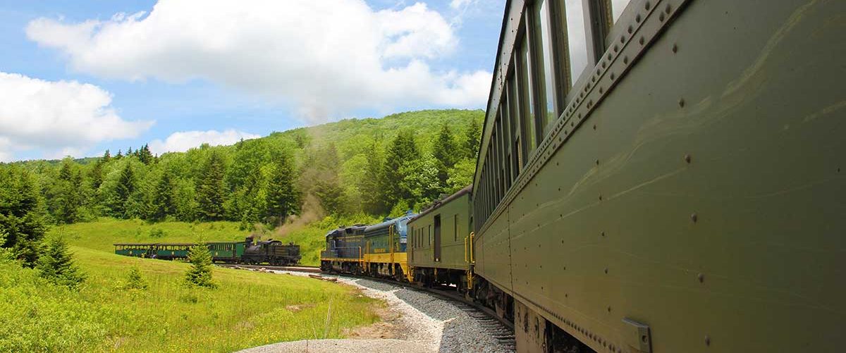 Locomotives at Cass Scenic Railroad, West Virginia