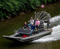 Airboat tour, West Virginia