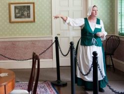 Colonial actress at Blennerhassett Island State Park, WV