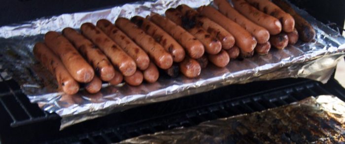 Hot dogs at a festival, West Virginia
