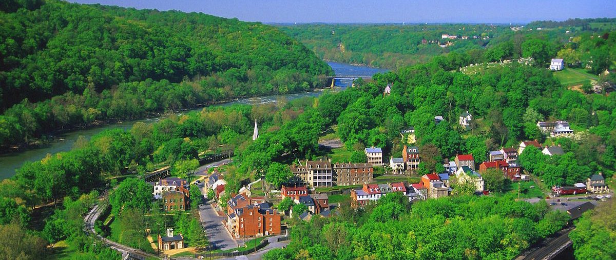 Harpers Ferry vista, West Virginia