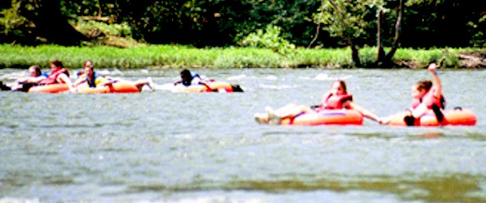 Tubing on the Potomac, West Virginia