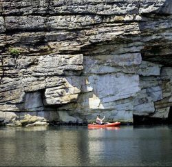 Kayaker, Summersville Lake, West Virginia