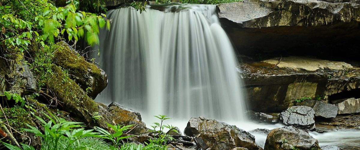 Glade Creek waterfall, West Virginia