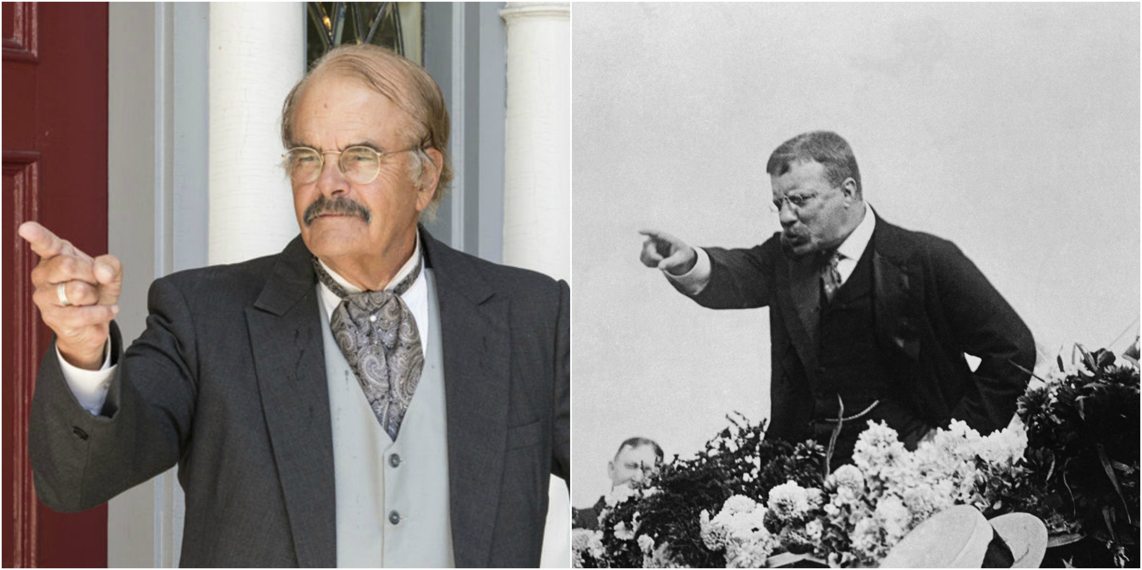 Gene Worthington as Theodore Roosevelt