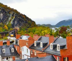 Historic town of Harpers Ferry, Wv