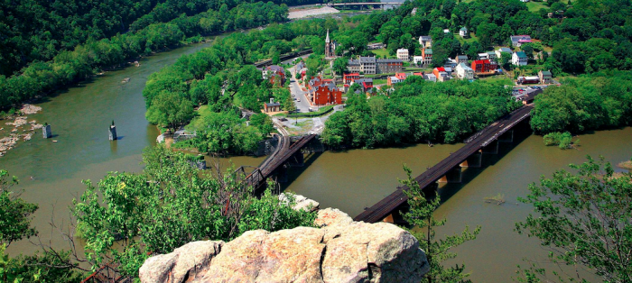 Harpers Ferry historic town, only a few hours from DC