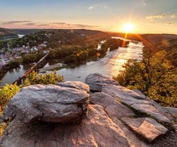 Maryland Heights overlook at Harpers Ferry, West Virginia