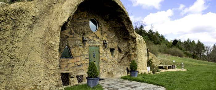 Exterior of Salt Cave and Spa, West Virginia