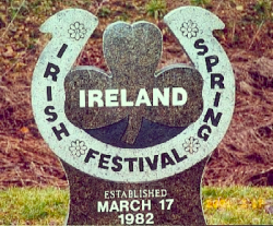 Irish Spring Festival marble marker, Ireland, WV