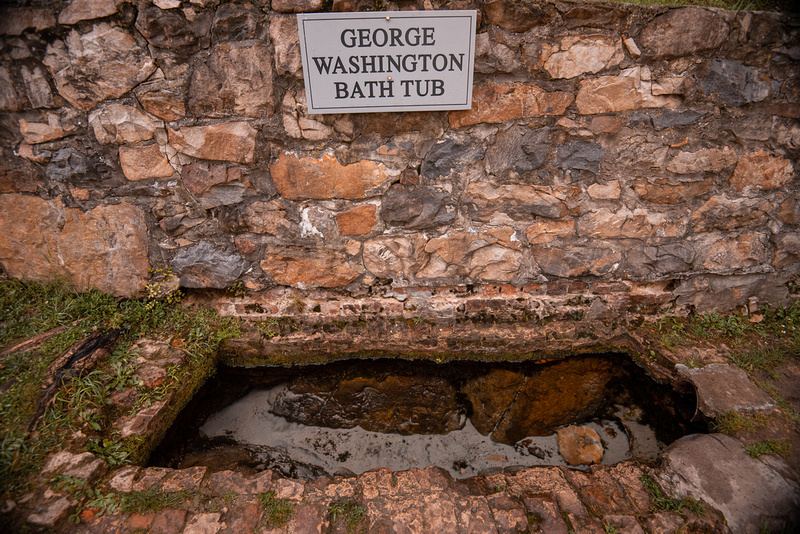 You, too, can soak in Washington’s old tub! Almost Heaven