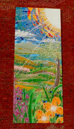 "Spring Fling" mural, Martinsburg, WV