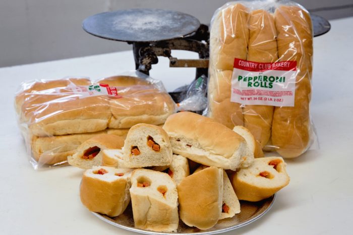 Pepperoni Rolls from Country Club Bakery in Fairmont