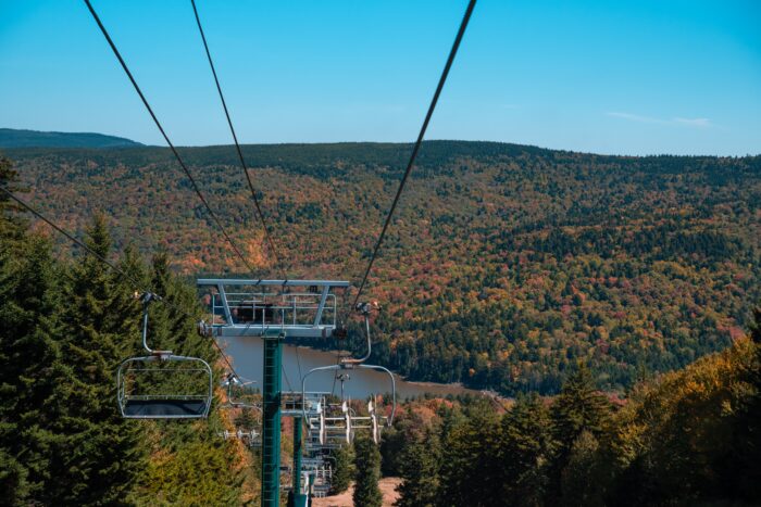 Snowshoe Mountain, Ski Lift, Fall