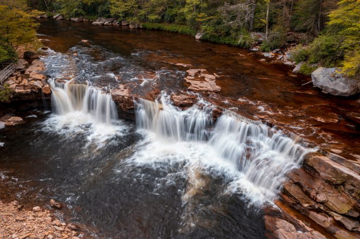 High Falls of the Cheat, Aerial View