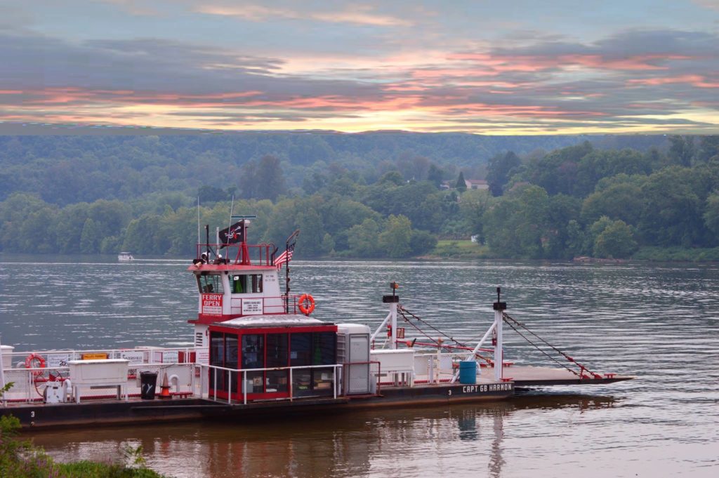 The Sistersville Ferry - Almost Heaven - West Virginia