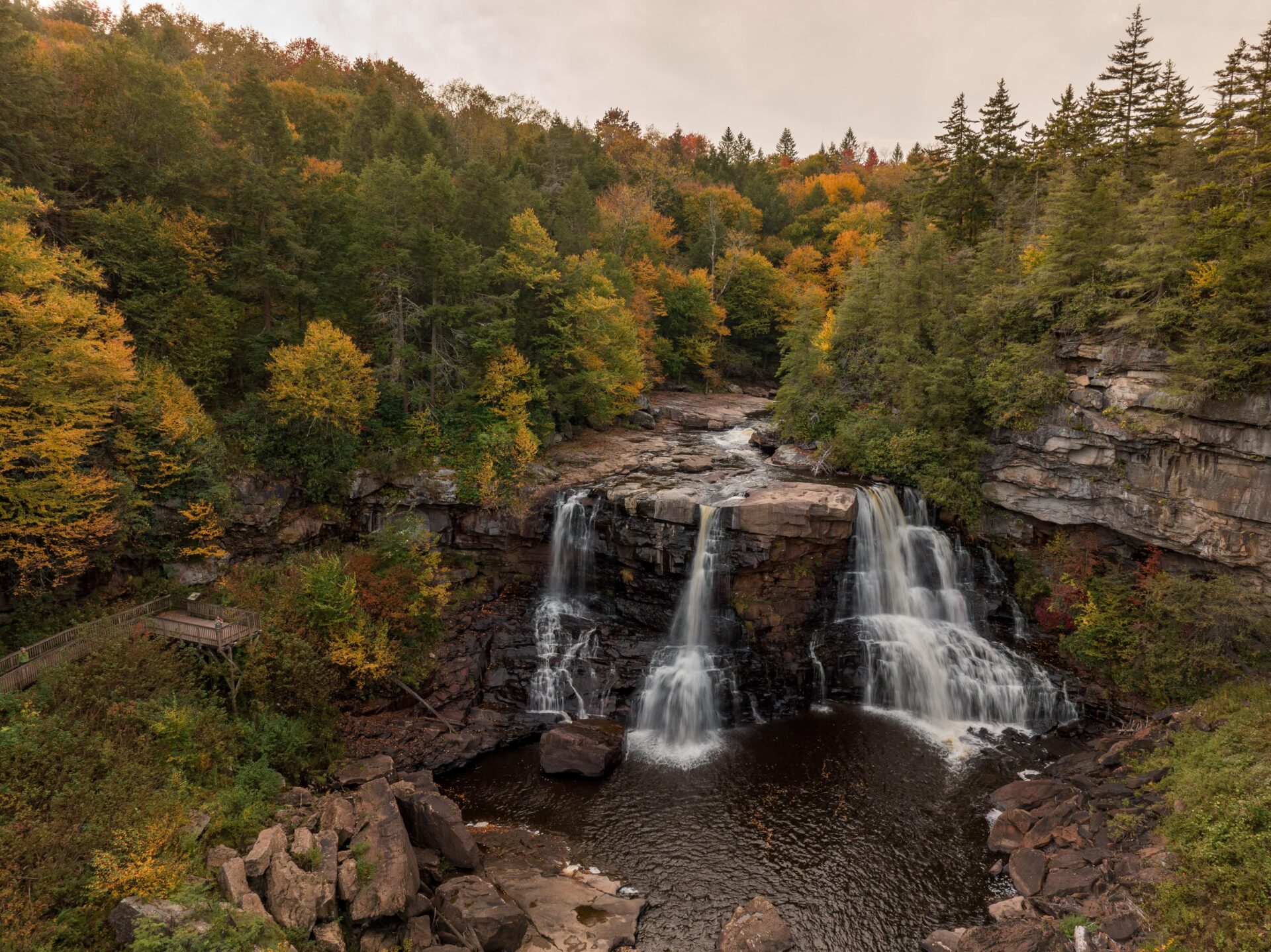 See Stunning Fall Foliage At West Virginia's Blackwater Falls State Park