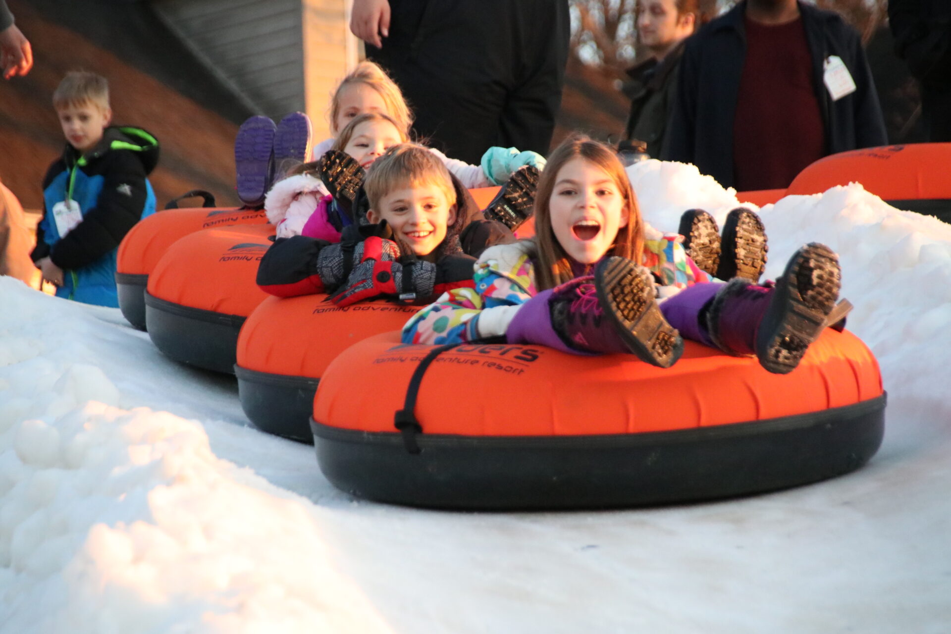 Snow Riders, Harpers Ferry, kids, snow tubing