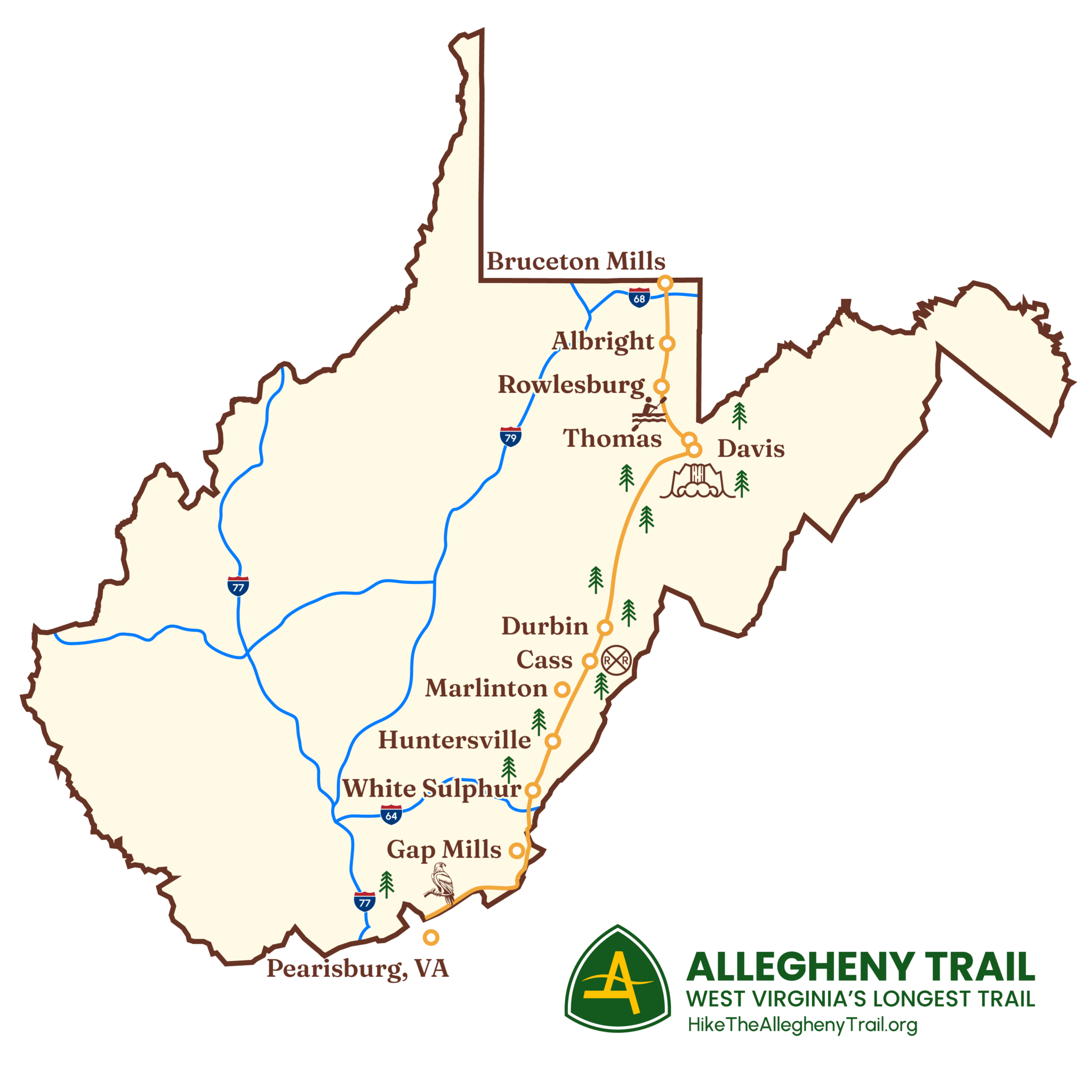 Allegheny Trail - Almost Heaven - West Virginia