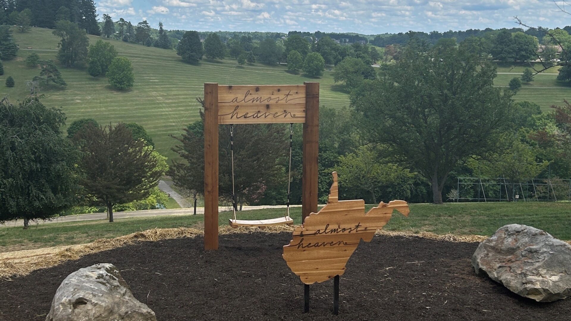 Oglebay Welcomes Newest Almost Heaven Swing - Almost Heaven - West Virginia