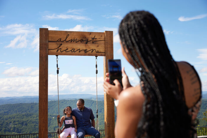 East River Mountain Scenic Overlook, Almost Heaven Swing