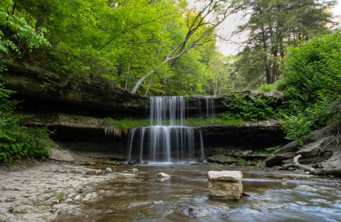 Oglebay Falls, Spring, Summer