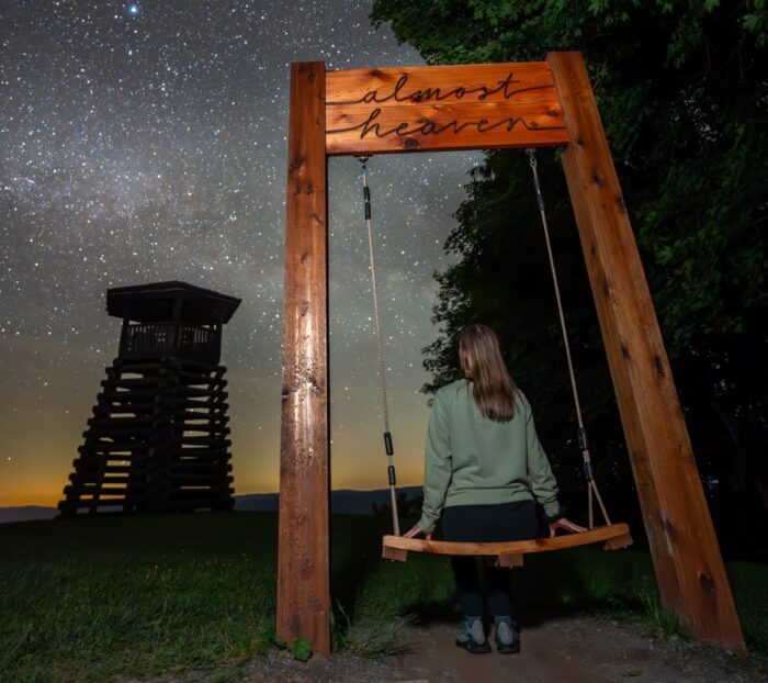 Droop Mountain Battlefield State Park, Swing, Dark Skies