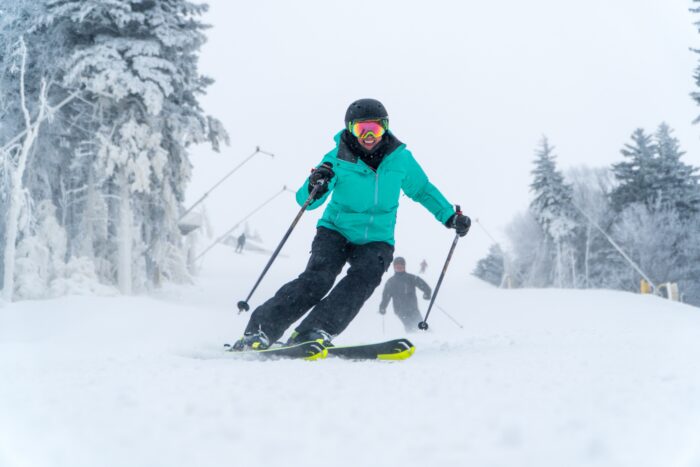 Skier, winter