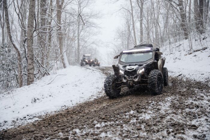 Hatfield-McCoy Trails, winter