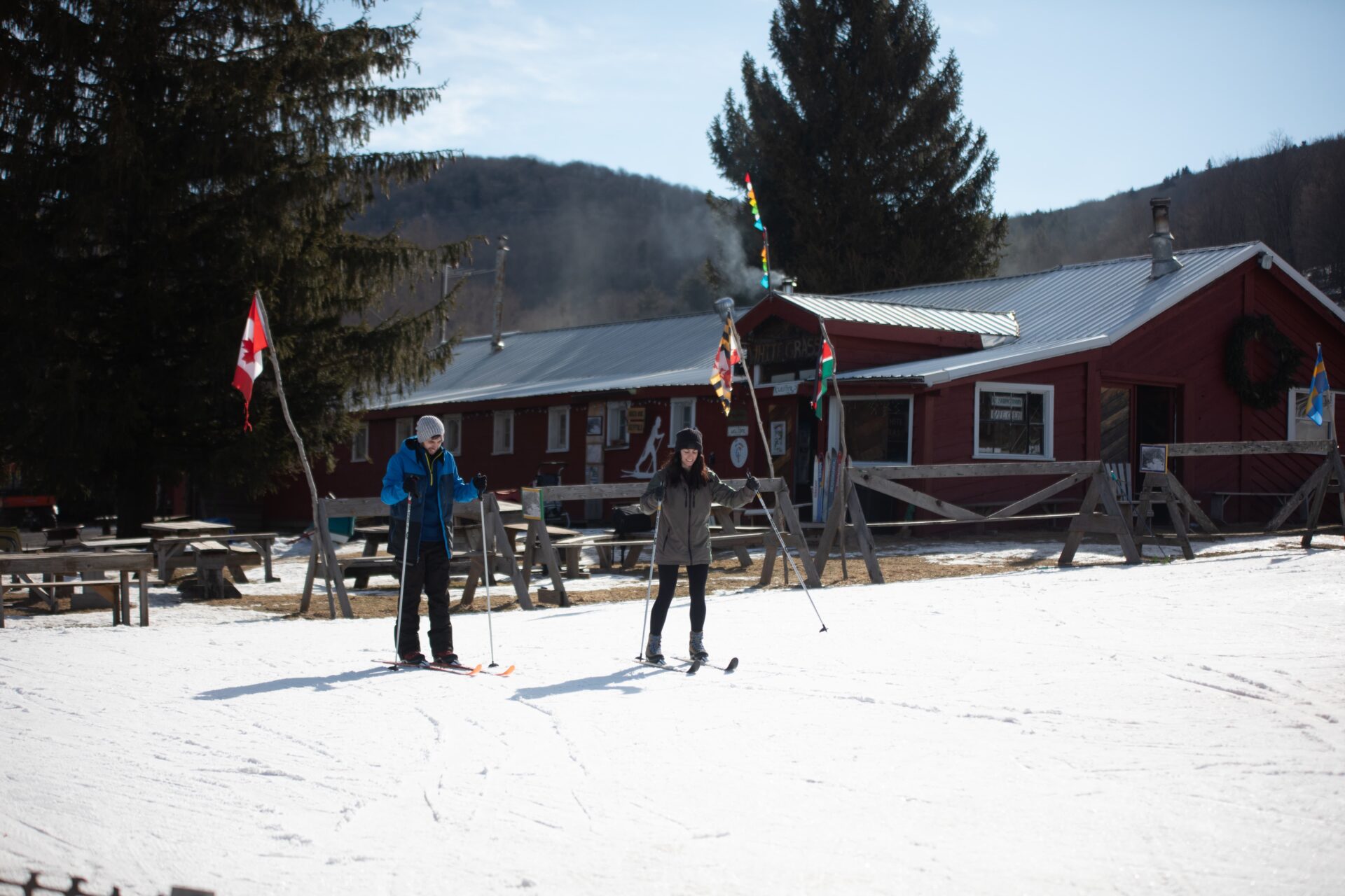 White Grass Ski Touring Center, couple