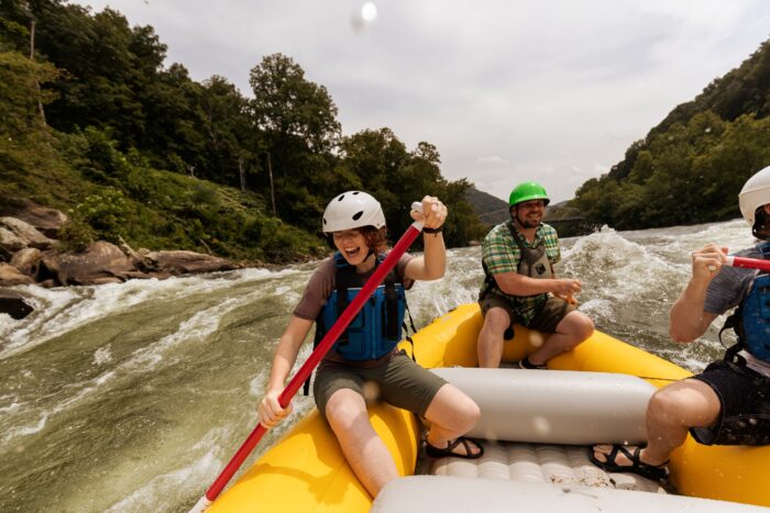 Whitewater Rafting, rafters