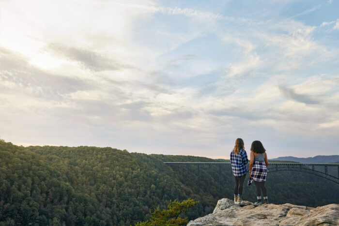 Long Point Trail, New River Gorge, Hikers