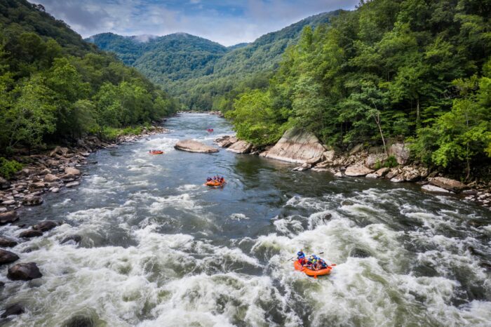 Whitewater rafting, Adventures on the Gorge
