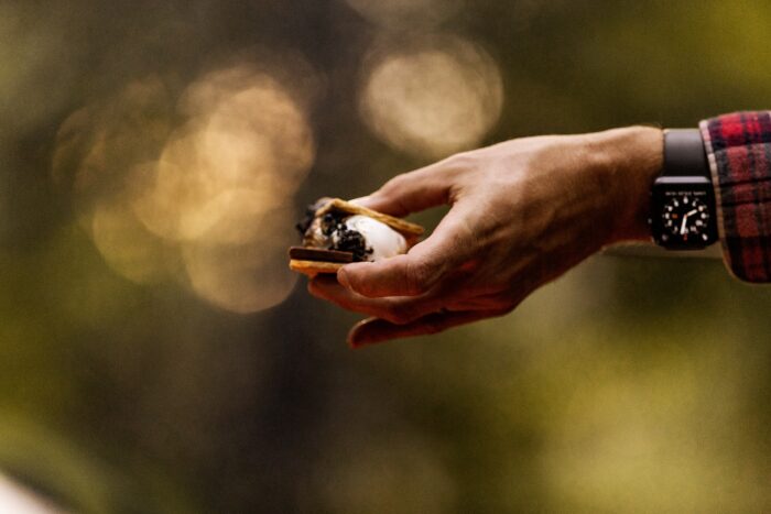 camping, s'mores