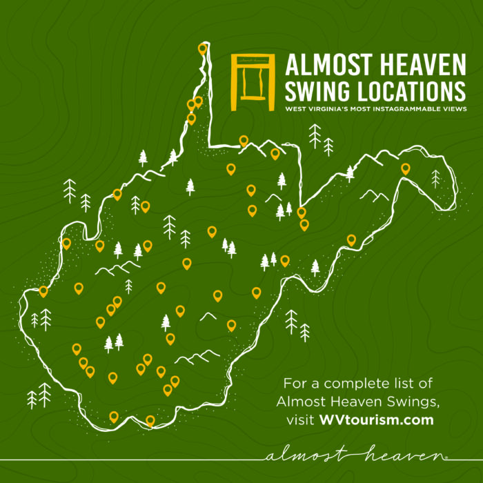 Almost Heaven Swings Map