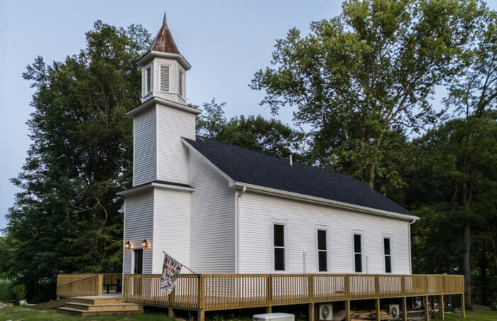 Corton Lodge, outside