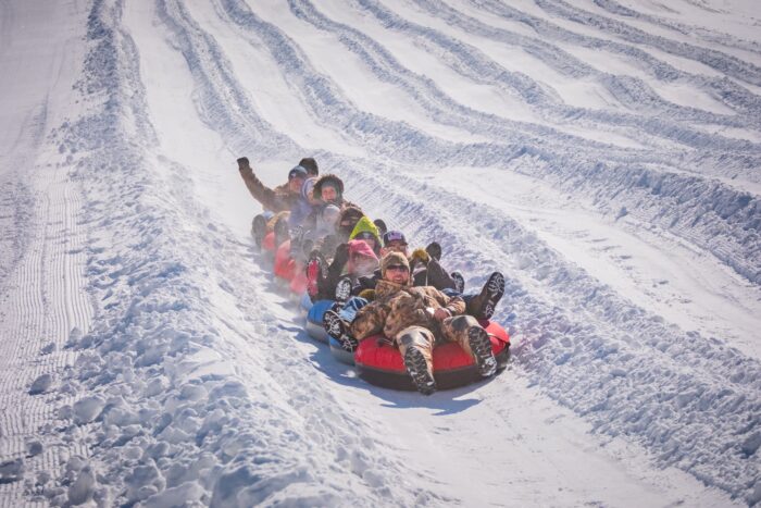 Canaan, snow tubing