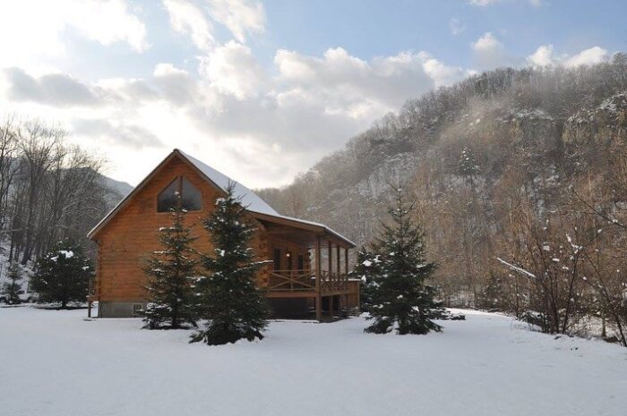 Harman's Cabin, winter