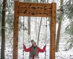 Almost Heaven Swing, winter