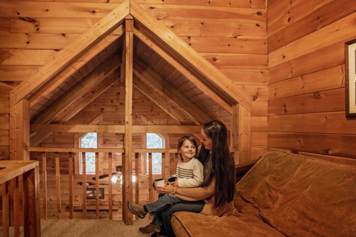 Country Road Cabins, family, inside