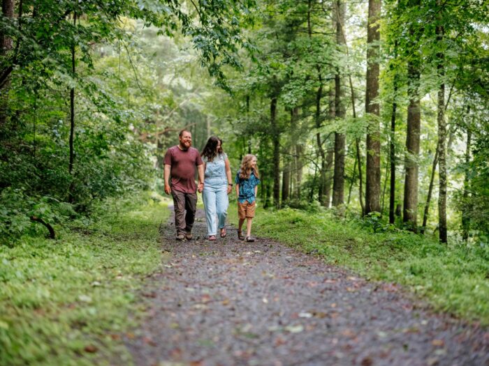 New River Gorge, walkers